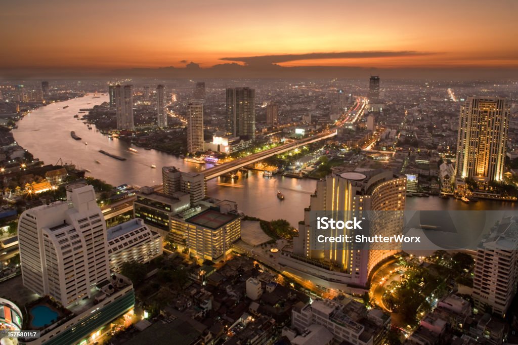 Panorámica a Bangkok - Foto de stock de Bangkok libre de derechos