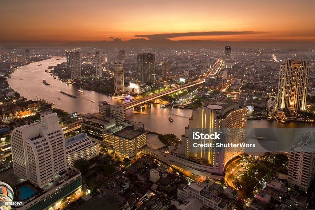 Бангкок очертания - Стоковые фото Бангкок роялти-фри