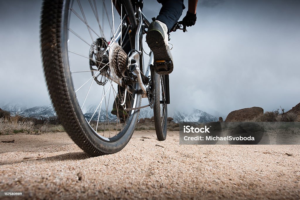 Montanha Mountain Biker - Royalty-free Ciclismo Foto de stock