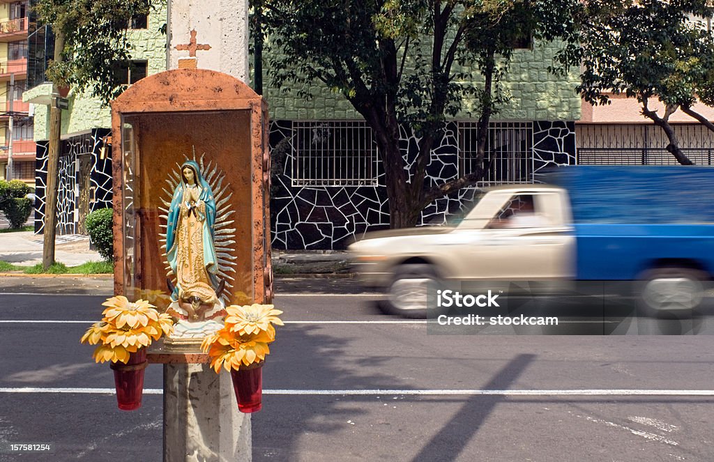 Madonna Statua, Mexico City - Zbiór zdjęć royalty-free (Virgin Mary)