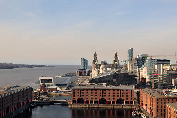 istock Elevated View of the Albert Docks and PierHead 157581768