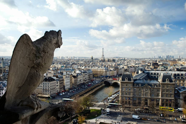 istock Paris Notre Dame Gargoyle 157582033