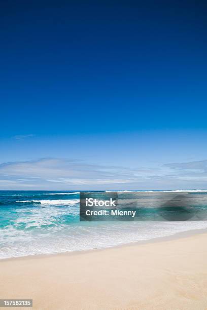 Bela Praia Vazia Havai - Fotografias de stock e mais imagens de Havai - Havai, Praia, Areia