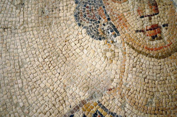 mosaico antigo - mosaic greek culture mythology ancient imagens e fotografias de stock