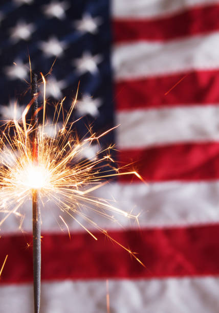 istock Fourth of July Sparkler 157583008