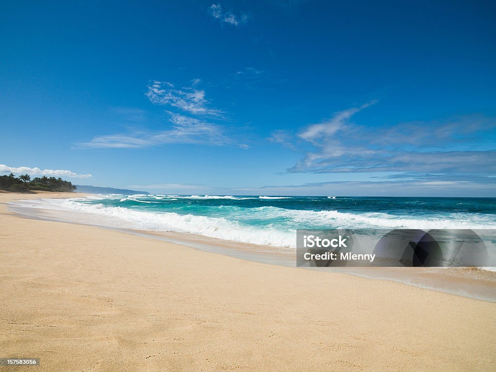 Strand von Hawaii - Lizenzfrei Horizont Stock-Foto