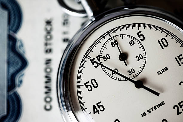 istock Stock and Stopwatch 157583619