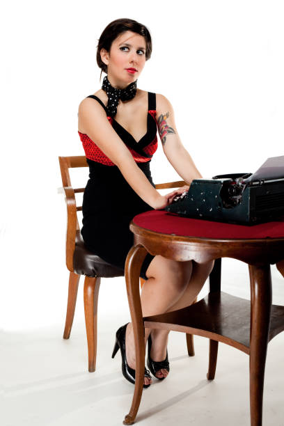istock Pin-Up Style Sexy Secretary 157583898