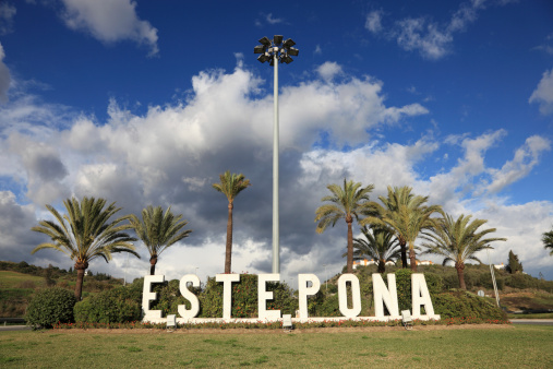 Entrance to the Andalusian town Estepona, southern Spain