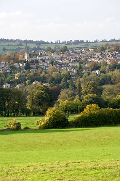 istock England, Gloucestershire, Cotswolds, Painswick, autumn view 157584915