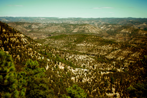 Copper Canyon in Mexico Tilt-shift used (photos professionally retouched - Photoshop action added)