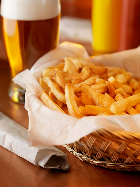 istock French Fries and a Beer 157585418
