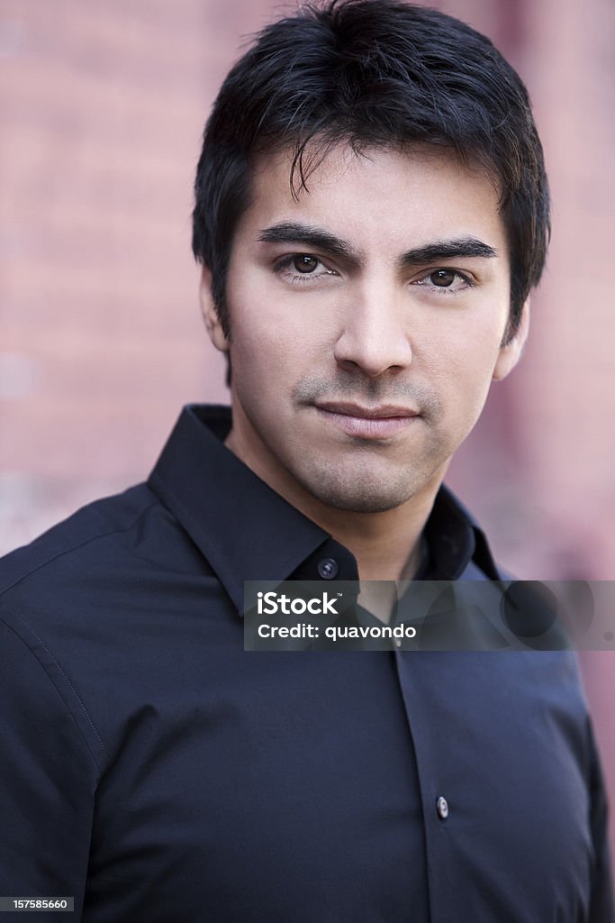 Hermosa joven hispana Retrato de la modelo de moda, espacio de copia - Foto de stock de Persona gay libre de derechos