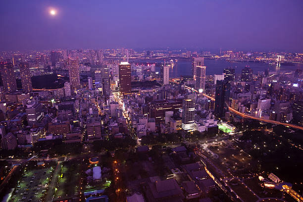 Tokyo skyview stock photo