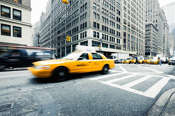istock New York City Rush Hour Yellow Cabs 157585961