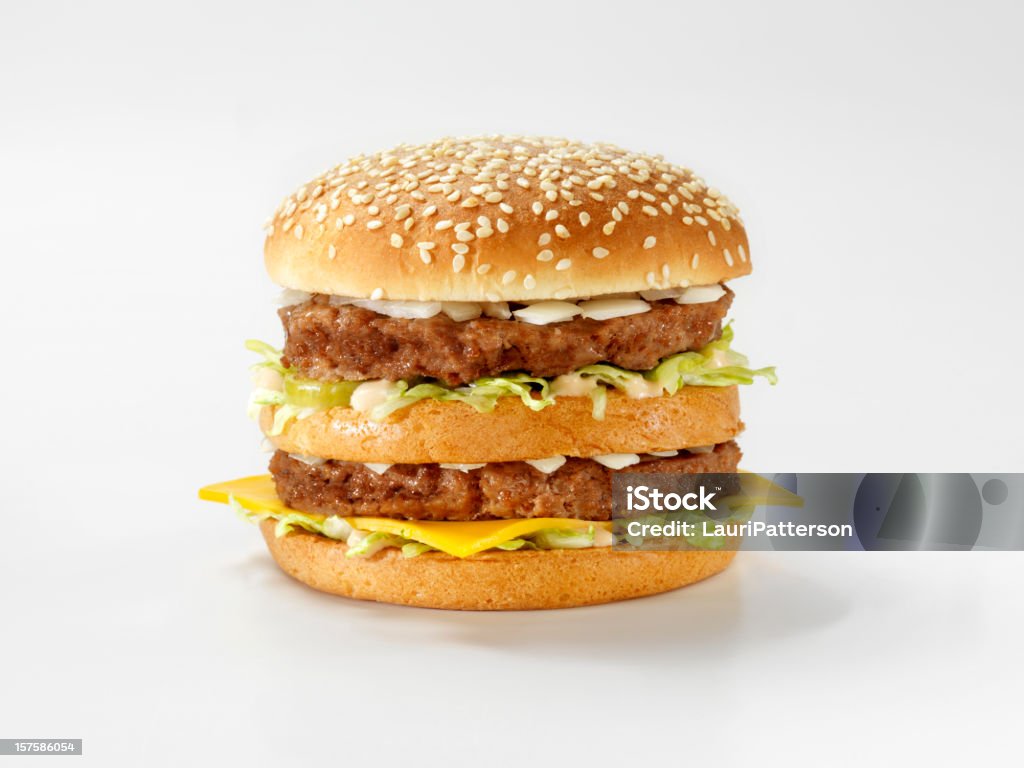 Hamburger classique avec Sauce spéciale - Photo de Objet ou sujet détouré libre de droits