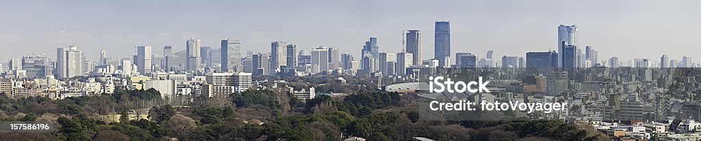 Tokyo vue panoramique sur les gratte-ciel de la ville dans le centre-ville de Shinjuku monuments stades de Roppongi Japon - Photo de Printemps libre de droits
