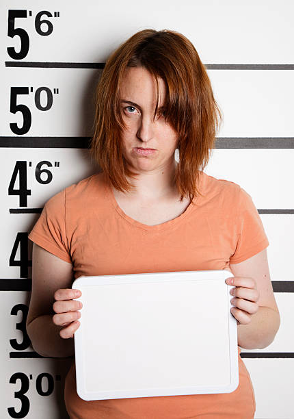 istock Mugshot of a Woman 157586209
