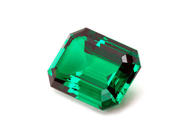emerald pietra - gem foto e immagini stock