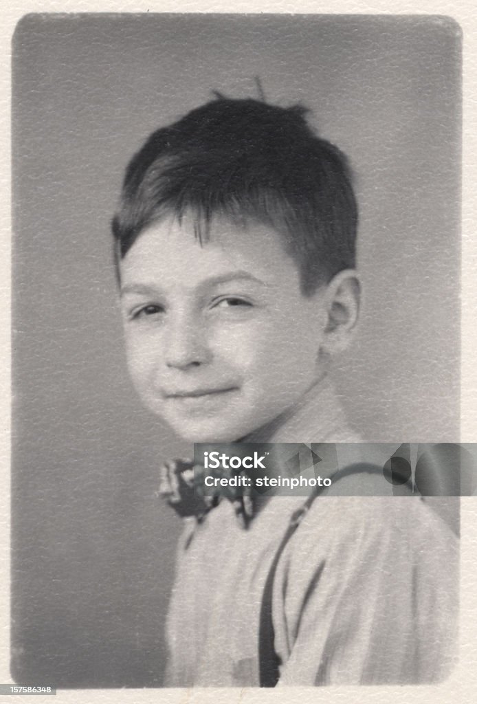 ビンテージ肖像画の少年 - 1940年のロイヤリティフリーストックフォト