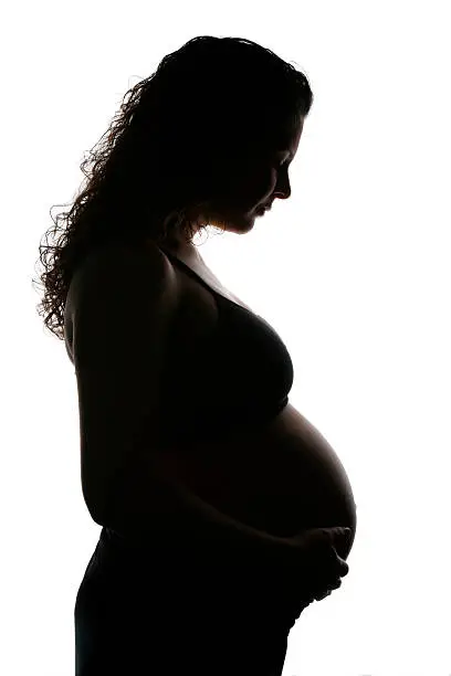 Photo of Pregnant Woman Silhouette