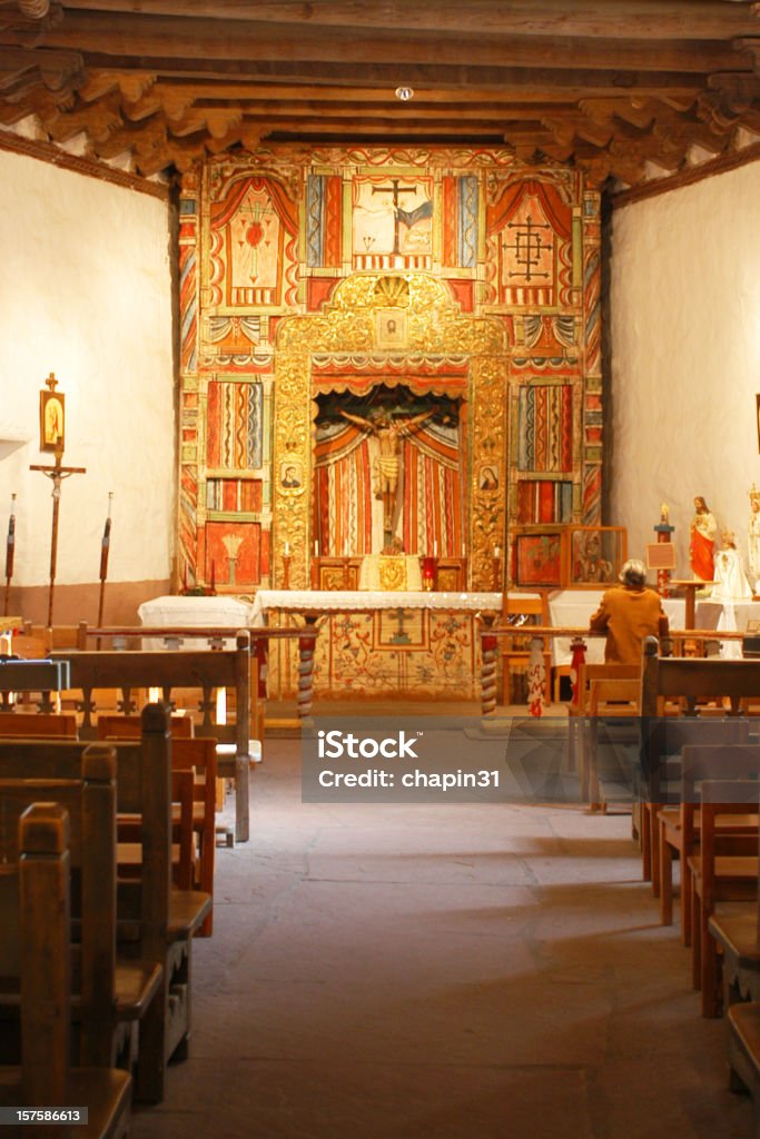 Altar der Santuario de Chimayo Church - Lizenzfrei Altar Stock-Foto