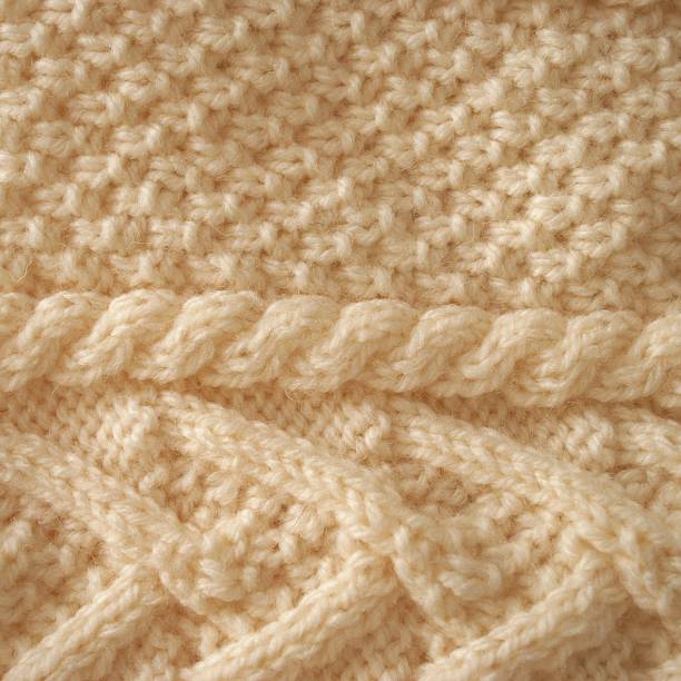 aran ニットの背景 - cable stitch ストックフォトと画像