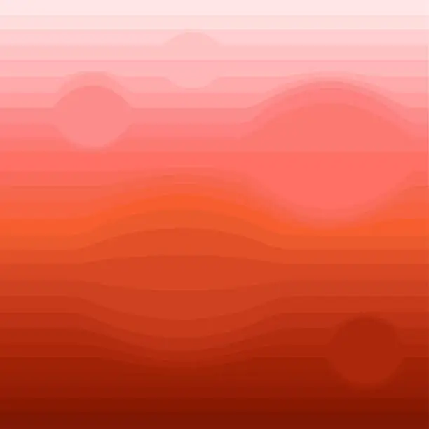 Vector illustration of Red Abstract Background