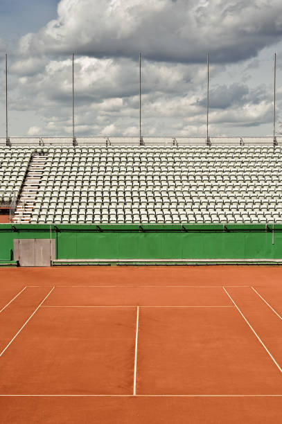 Tennis Court stock photo