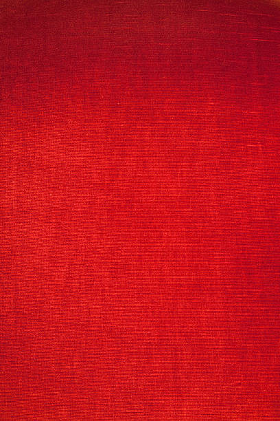 Textura de terciopelo rojo - foto de stock