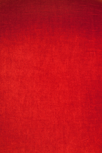 Detail of red velvet texture.