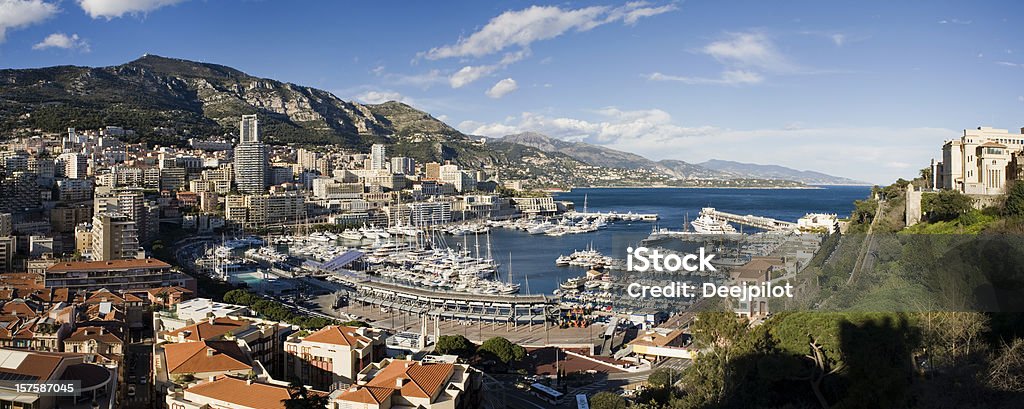 Im Hafen von Monaco und Monte Carlo Hafen - Lizenzfrei Farbbild Stock-Foto