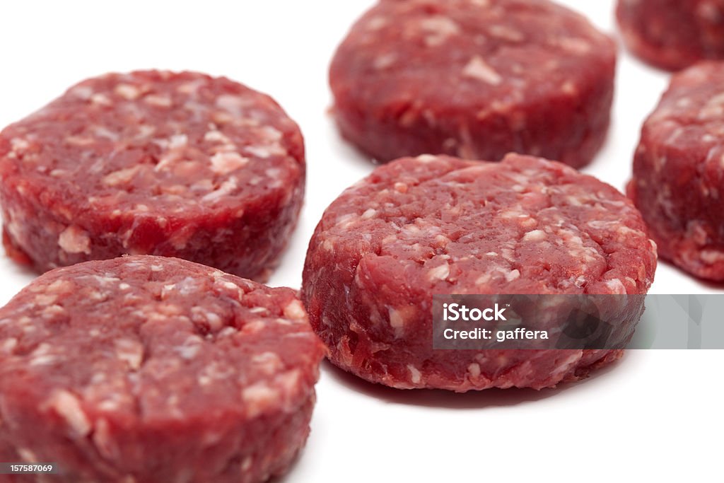 raw hambúrguer - Foto de stock de Cru royalty-free