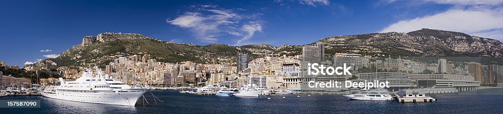 Mônaco o porto e a Marina de Monte Carlo - Foto de stock de Mônaco royalty-free