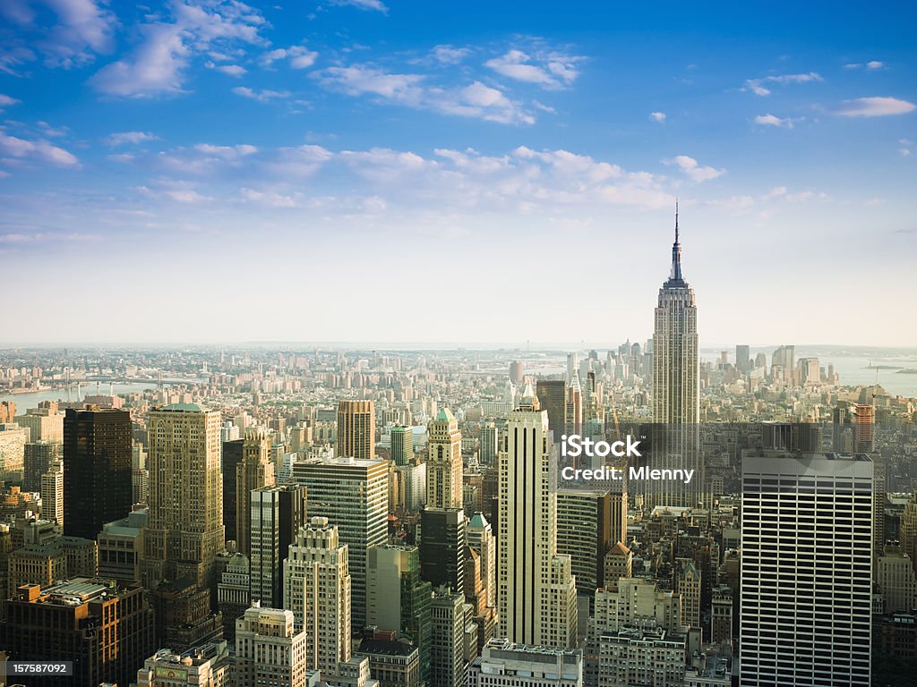 Paesaggio urbano di New York-vista diurna - Foto stock royalty-free di Città