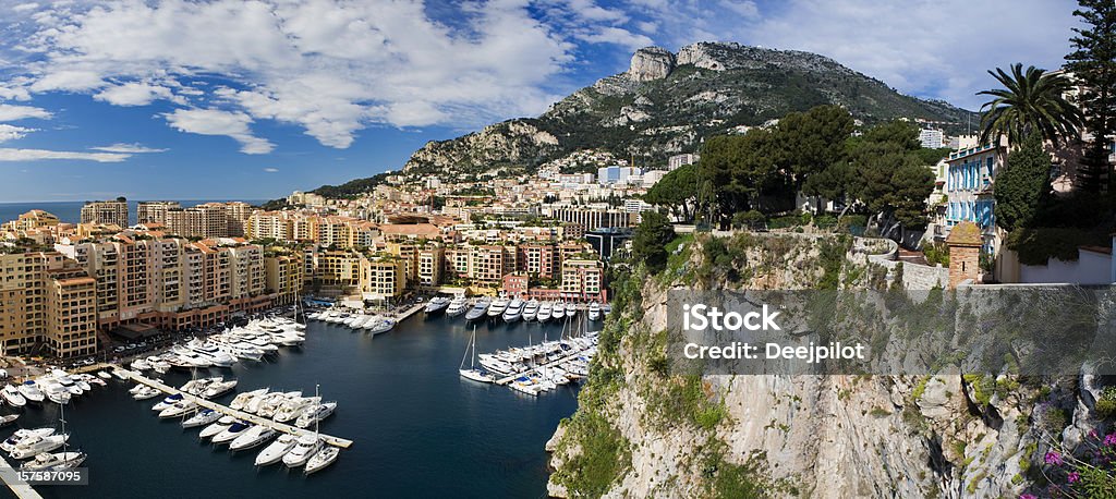 Vista panorâmica do Mónaco Harbour, Mónaco - Royalty-free Ao Ar Livre Foto de stock