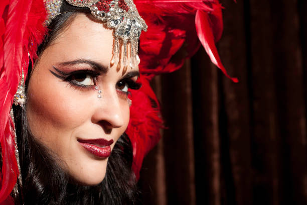 istock Pretty Show Girl Looking Out with Copy Space 157587261