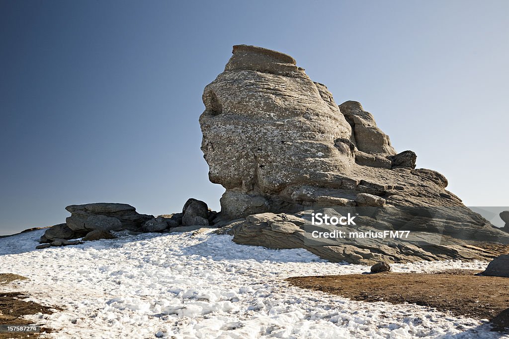 Sphinx of Bucegi  Pareidolia Stock Photo