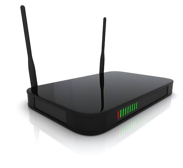 router wireless - modem wireless technology wlan communication foto e immagini stock