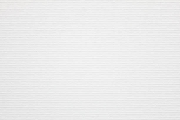 White Ribbed Paper As Background Stock Photo - Download Image Now