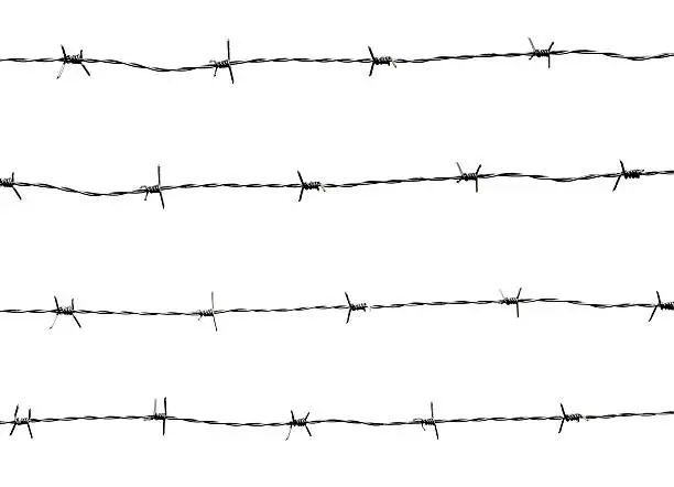 Photo of Barbed wires