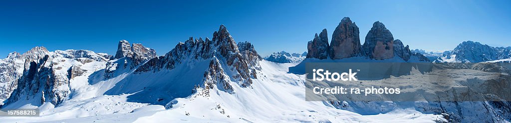 Tres cimas de Lavaredo - Foto de stock de Alpes Dolomíticos libre de derechos
