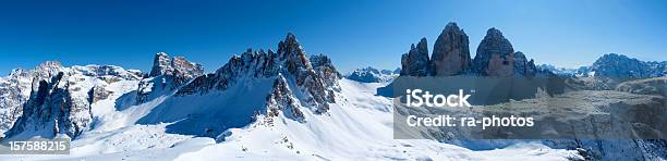 Tres Cimas De Lavaredo Foto de stock y más banco de imágenes de Alpes Dolomíticos - Alpes Dolomíticos, Fotografía - Imágenes, Invierno