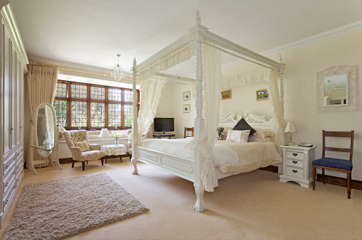 a Large bedroom in a traditional English country house hotel (5 Star). Spacious, bright and with a traditional 