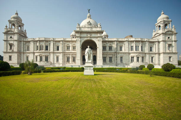 The Historic Victoria Memorial In Calcutta (Kolkata), India