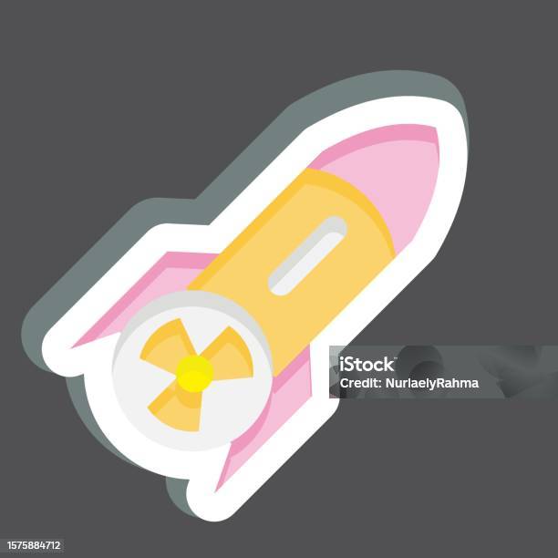 Nuclear Process Sticker Sticker Nuclear Label Related To Nuclear Symbol Simple Design Editable ...