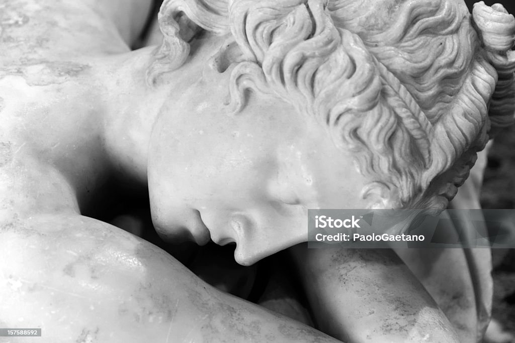Die Sleeping Zwitter - Lizenzfrei Statue Stock-Foto