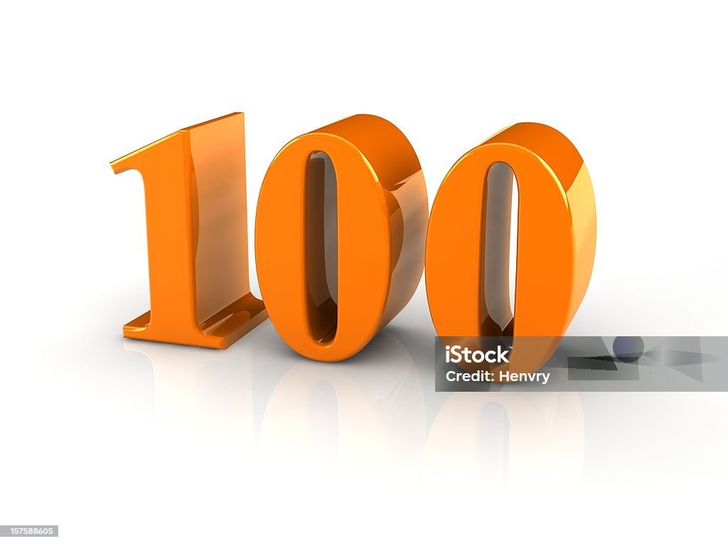 number 100  Business Stock Photo