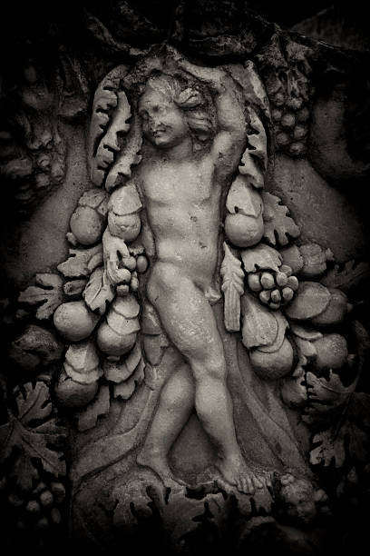 Dionysus-god of wine, Aphrodisias stock photo