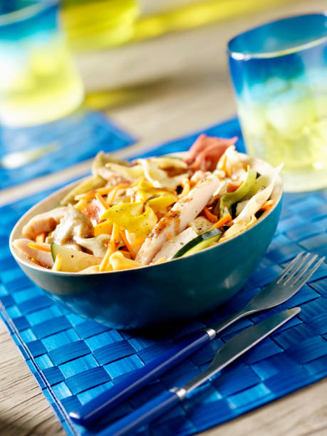 Pasta with Celery. Dietary Dishes Studio Photo